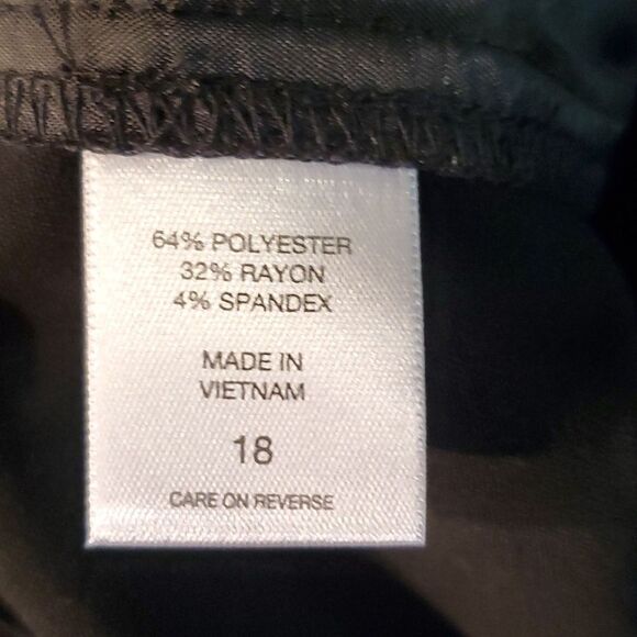 New York and Company black plus size slim ankle pants NWT - Picture 9 of 9